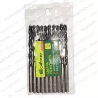  Сверло по металлу 5 0мм  быстрорежущая сталь  цилиндр. хвост (уп.10шт) - 