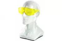  Очки защитные открытого типа  желтые  ударопрочный поликарбонат Россия Сибртех - 