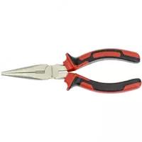  Длинногубцы прямые Nickel  180 мм  никелированные  двухкомпонентные рукоятки Matrix нов - 