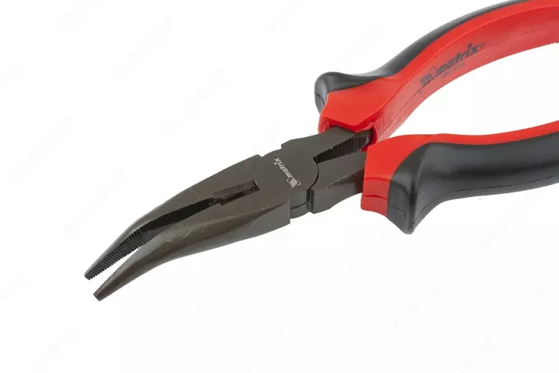  Длинногубцы изогнутые Black Nickel  160 мм  двухкомпонентные рукоятки Matrix нов - 