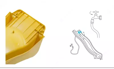 Детская горка / скат Т-Рекс из Европы TOSH KOMMUNAL METALL DIZAYN