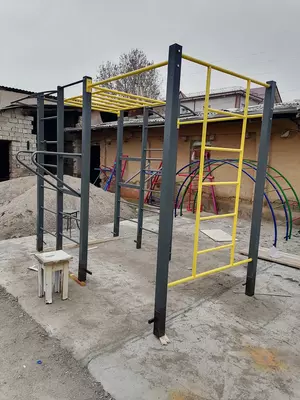 Спортивный комплекс воркаут (2 БРУСЬЯ 2ШВЕД.СТЕНКИ 2 ТУРНИКА) - 9 800 000 сум / шт.