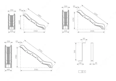 Детская горка / скат Оптимал из Европы