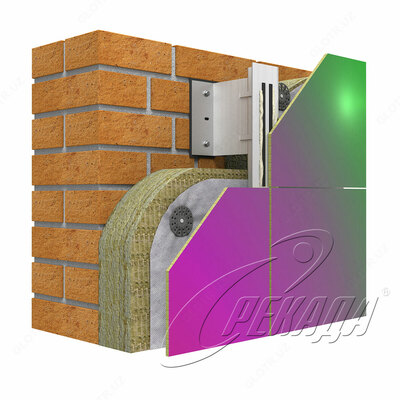 Фасадные Плиты ROCKPANEL Вентилируемый фасад - от 598 161.5 сум / кв.м