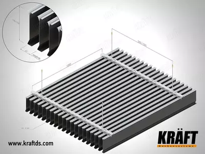 "Ko'rlar" tipidagi qatlamli relsli ekranli shift