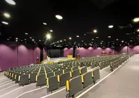 Qora shiftlar va qora devor panellari Rockfon - kinoteatrlar uchun