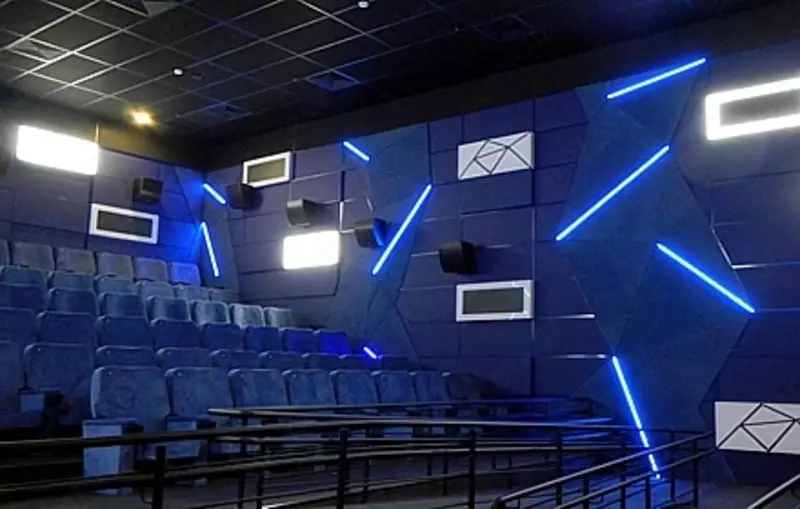 по запросу Qora shiftlar va qora devor panellari Rockfon - kinoteatrlar uchun