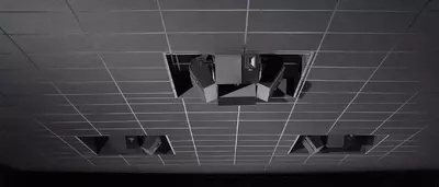 Чёрные потолки и черные стеновые панели Rockfon - для кинотеатров Оптом и розница