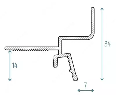 Gipsokarton, ship uchun soya profili KRAAB KRAFT GIPPS