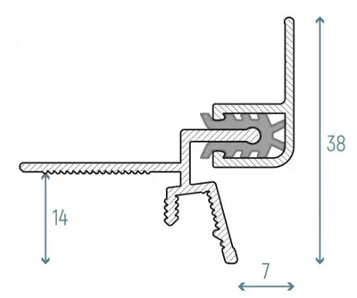 Gipsokarton, ship uchun soya profili KRAAB KRAFT GIPPS