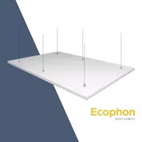 Akustik tovushni yutuvchi orollar Ecophon Solo Light shisha tolali - Osma shiflar