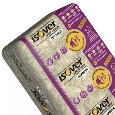 30 000 so'm / kv.m Шумоизоляция в плитах ISOVER ШУМКА 50мм