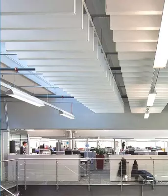 Akustik ekranlar Ecophon Baffle Rockfon® Contour™ - InTechStroy