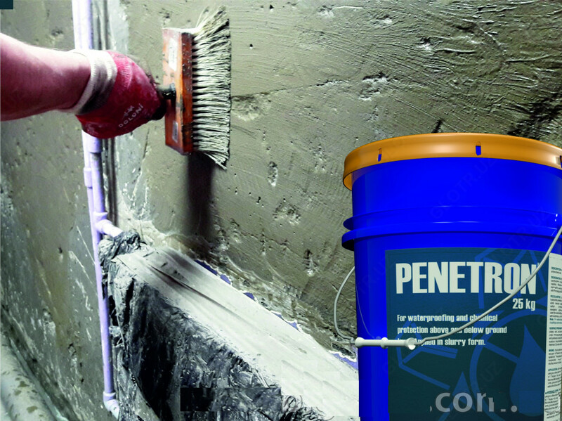 Пенетрон ( Penetron ) Сухая смесь для гидроизоляции бетонных поверхностей Ulgurji va chakana