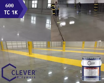 Однокомпонентное прозрачное финишное покрытие 600 TC 1K clever Polymers -
