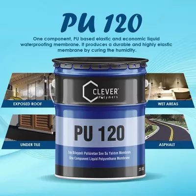 Гидроизоляция Полиуретановая УФ-стойкая PU Base 120 Clever Polymers