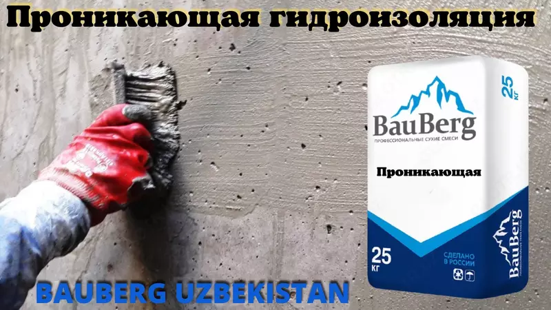 БАУБЕРГ 440 Состав проникающего действия для увеличения водонепроницаемости бетона Bauberg original