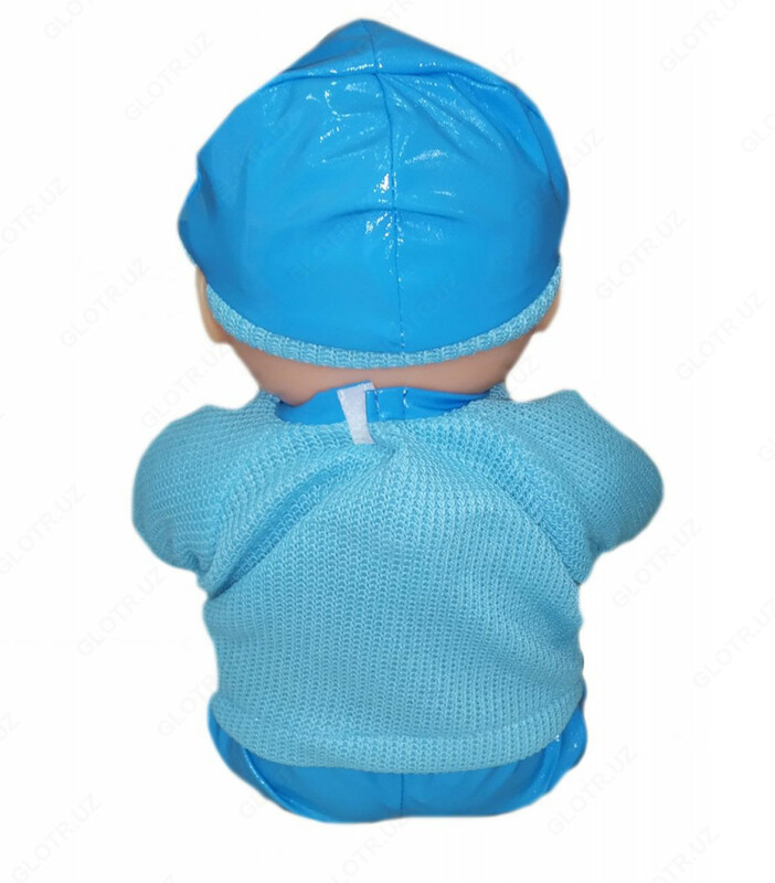 Детская кукла игрушка для девочек с комплектом оджеды синего цвета