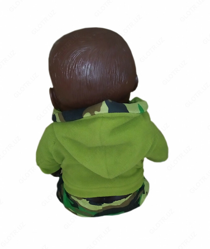 Детская кукла игрушка для девочек и мальчиков с комплектом оджеды цвета хаки - по запросу