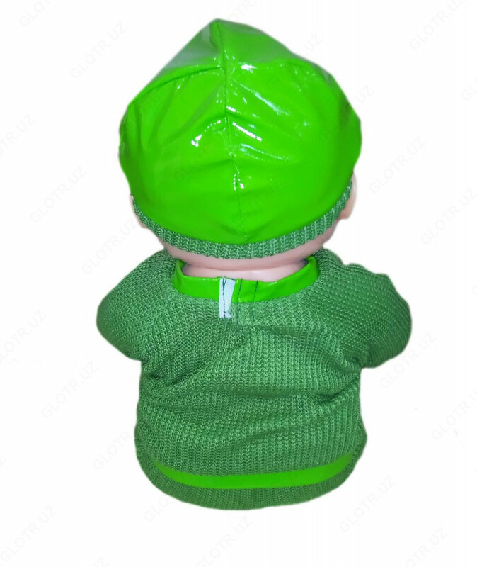 Детская кукла игрушка для девочек с комплектом одежды зеленого цвета - по запросу