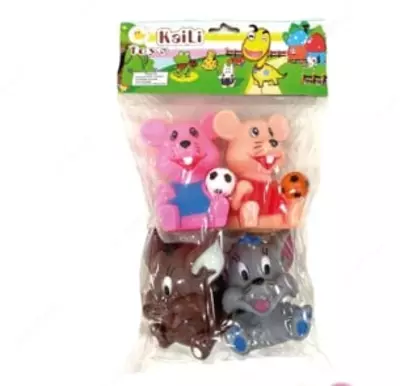 Комплект резиновых "Чи-Чи" мышат (RT - 040) Ассортимент - Цена по запросу