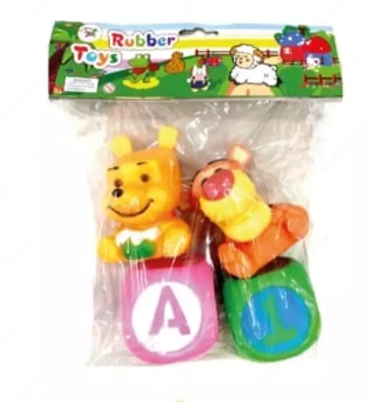 Комплект резиновых игрушек "Винни кубик" (RT - 087) - по запросу