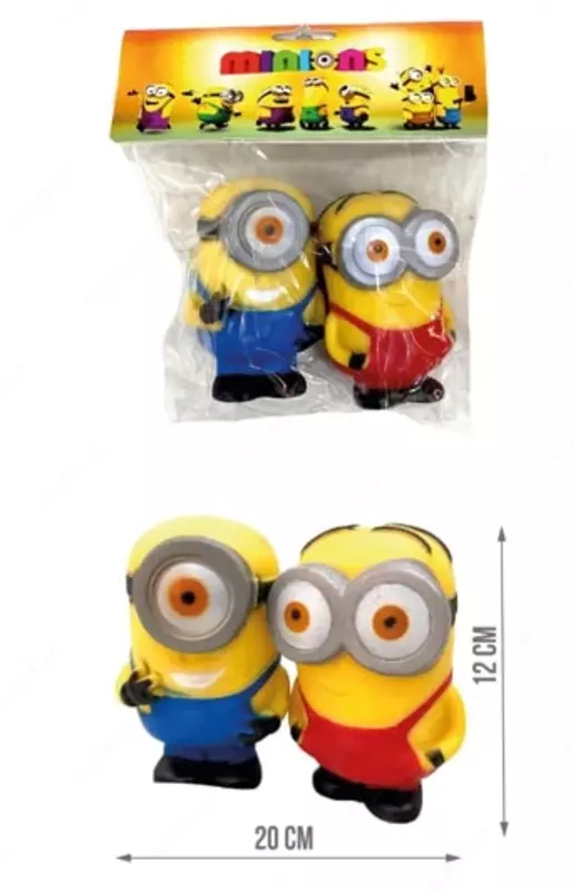 по запросу Резиновые игрушки "Миньоны" (RT-040-1)