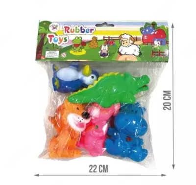 Kauchuk o'yinchoqlar Kichik "Chi-Chi" (RT-086) Assortiment