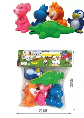 Kauchuk o'yinchoqlar Kichik "Chi-Chi" (RT-086) Assortiment