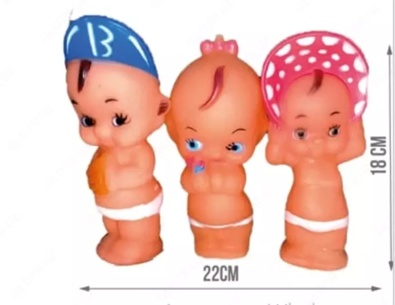 Kauchuk o'yinchoqlar "Kichik chaqaloqlar" (RT-090-1)