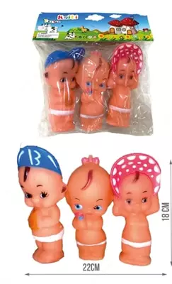 Резиновые игрушки "Маленькие малыши" (RT-090-1)