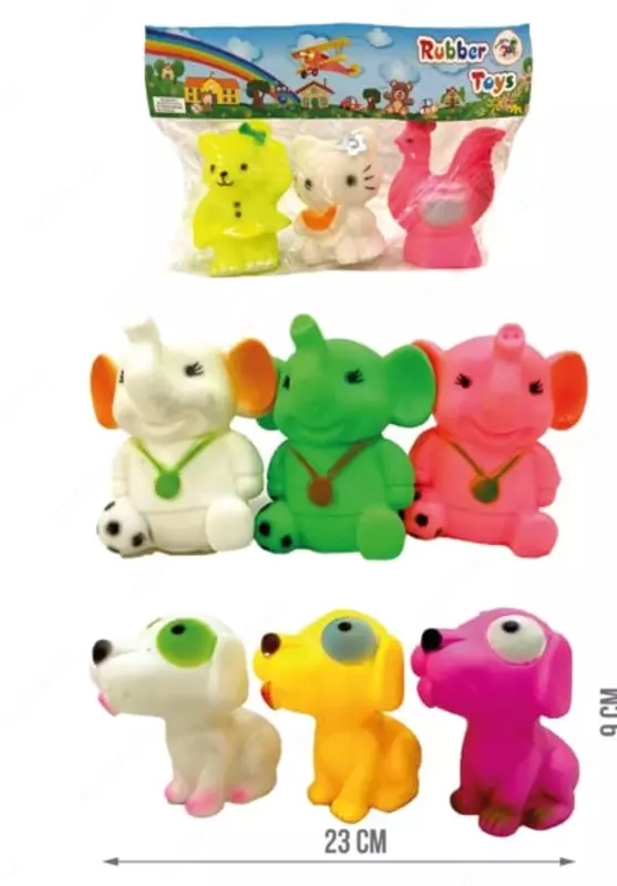 по запросу Kauchuk o'yinchoq "Kichik Chi-Chi" (RT 018-1) Assortiment