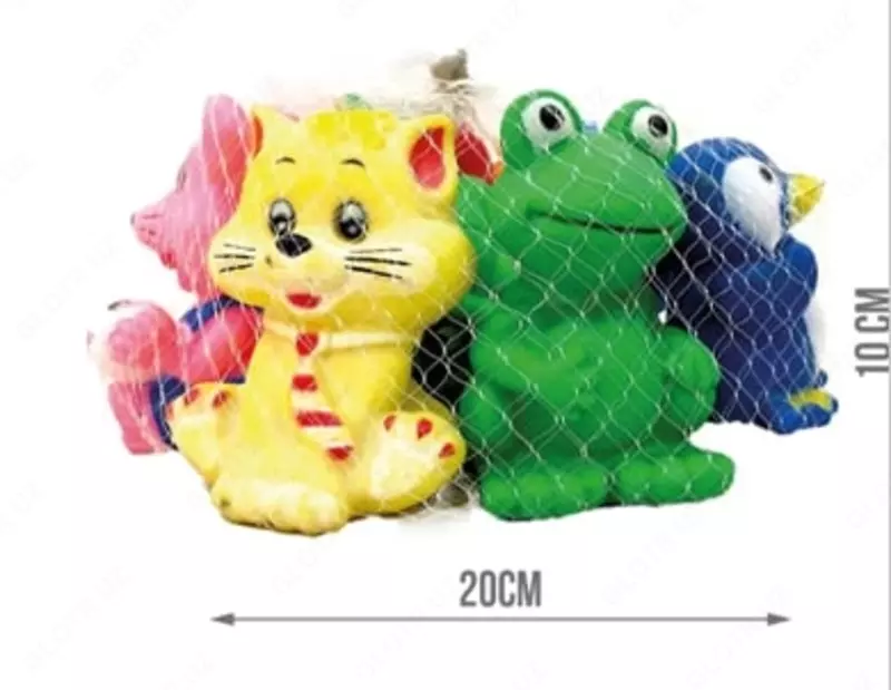 Kauchuk o'yinchoqlar Kichik "Chi-Chi" (RT-084) Assortiment