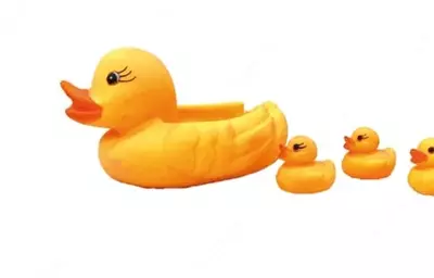 Kauchuk o'yinchoqlar to'plami "O'rdak bilan o'rdak" (RT-026-1) - Narx so&#039;rov asosida