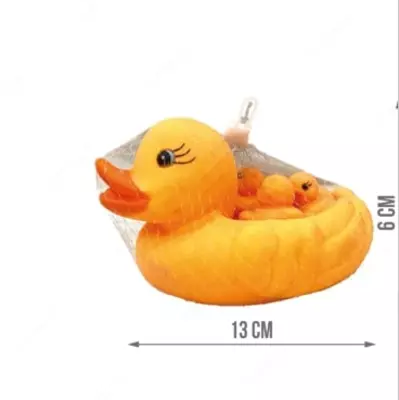 Kauchuk o'yinchoqlar to'plami "O'rdak bilan o'rdak" (RT-026-1)