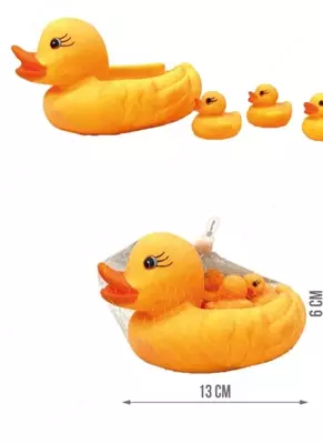 Narx so&#039;rov asosida Kauchuk o'yinchoqlar to'plami "O'rdak bilan o'rdak" (RT-026-1)