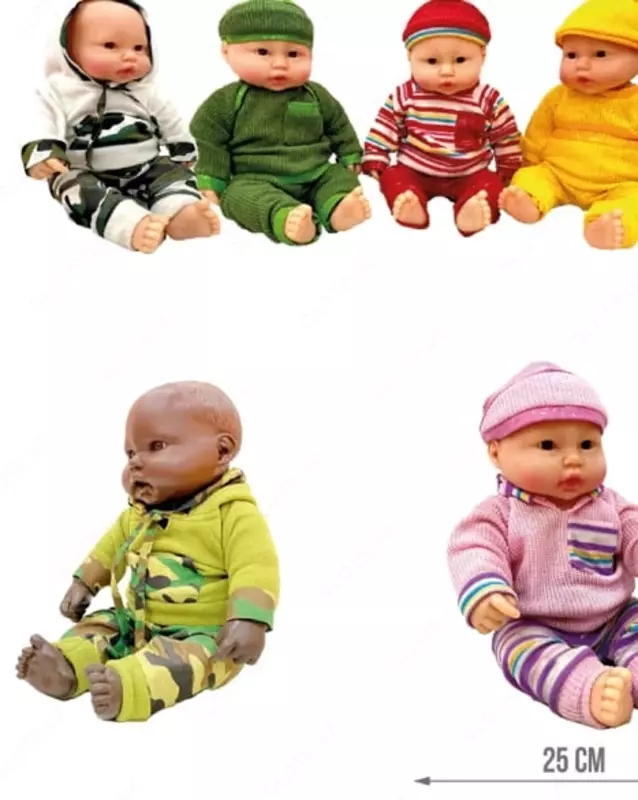 Qizlar uchun qo'g'irchoq "O'yinchoq kamon" (RT-074-1) Assortiment