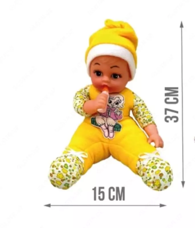 Qizlar uchun qo'g'irchoq "Baby" shisha bilan (RT-055) Assortiment