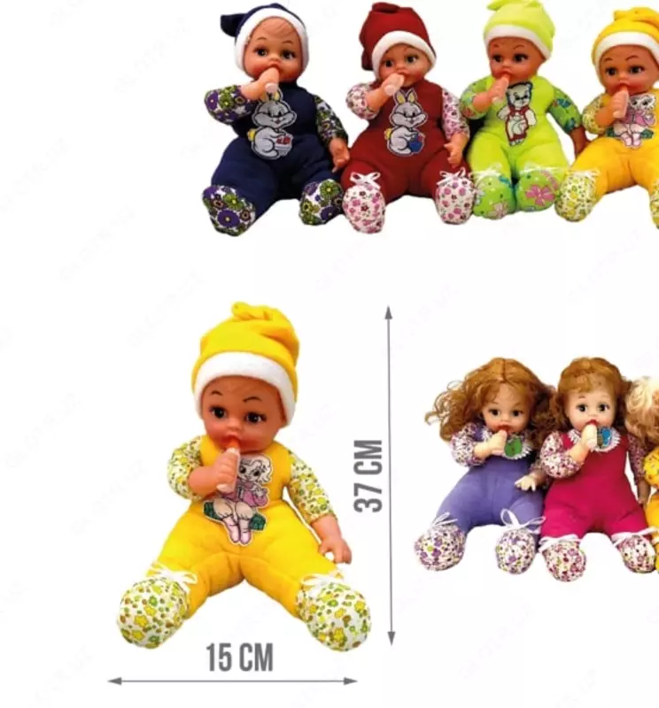 Кукла для девочек "Малыш" с бутылочкой (RT-055) Ассортимент Только в розницу