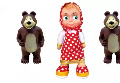 Игровой комплект игрушек "Маша и 2 Медведя" (RT-102-2)