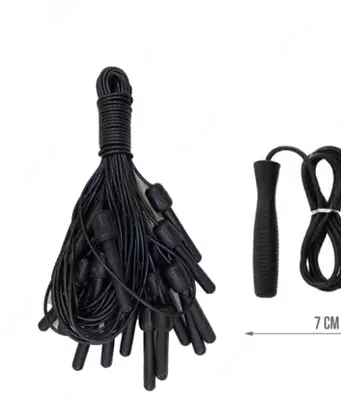 Спортивная скакалка (RT-120) Черная