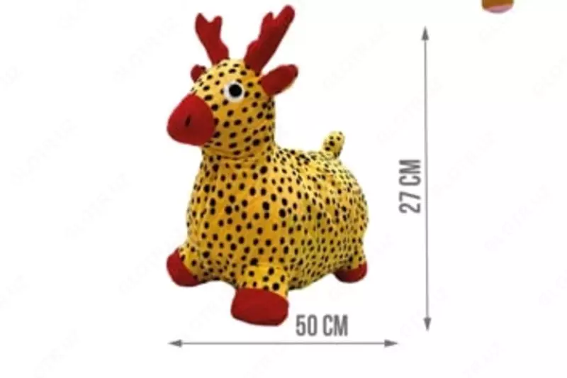 Мягкая игрушка-попрыгун "Олень" (RT-042-1) - по запросу