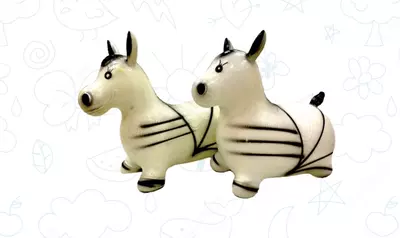 Игрушка-прыгун "Зебра". RT-042