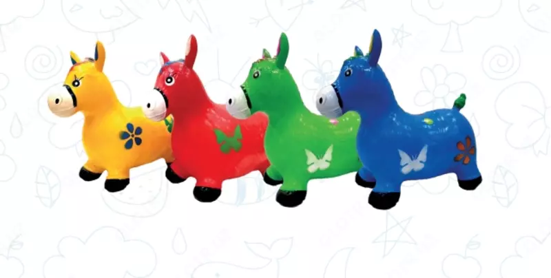 Игрушка-прыгун "Музыкальная лошадка". RT-042