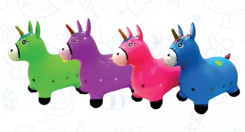 Игрушка-прыгун "Единорог". RT-042