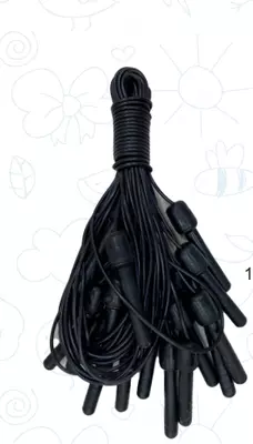 Скакалка толстая черная. RT-119