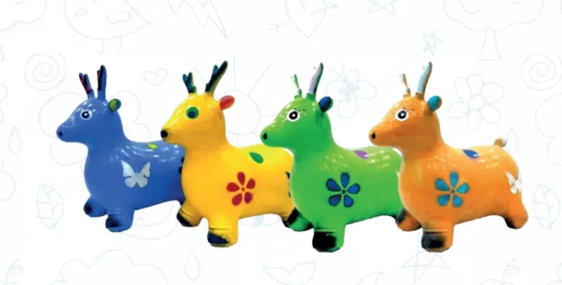 Игрушка-прыгун "Олень". RT-044