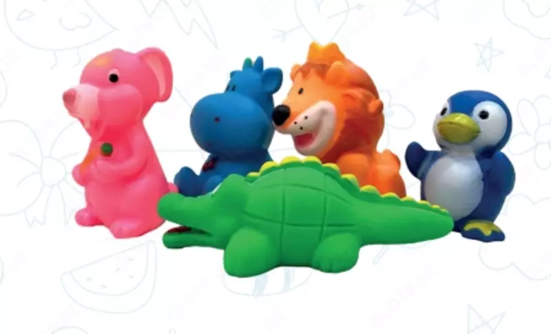 Игрушки-пищалки, набор. RT-086