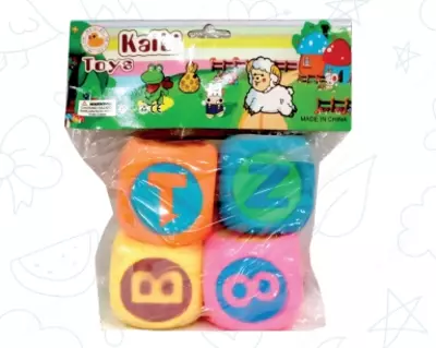 Набор "Кубики-пищалки". RT-087-1