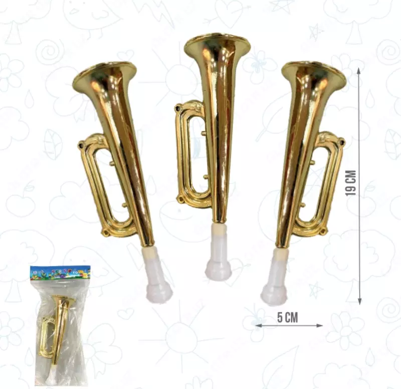 Детская игрушка "Золотая дудка". RT-057-2 - по запросу